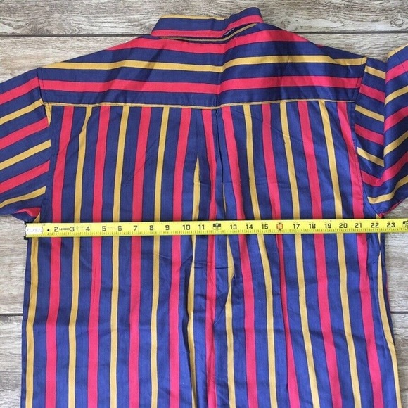 Vintage Striped Shirt Size Large - Picture 5 of 6